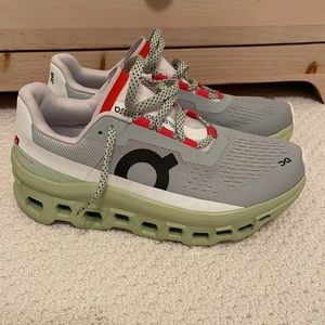 On CloudMonster Sneaker Glacier/Meadow Sz 7.5